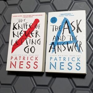 Patrick Ness Book Set - The Knife Of Never Letting Go & The Ask And The Answer